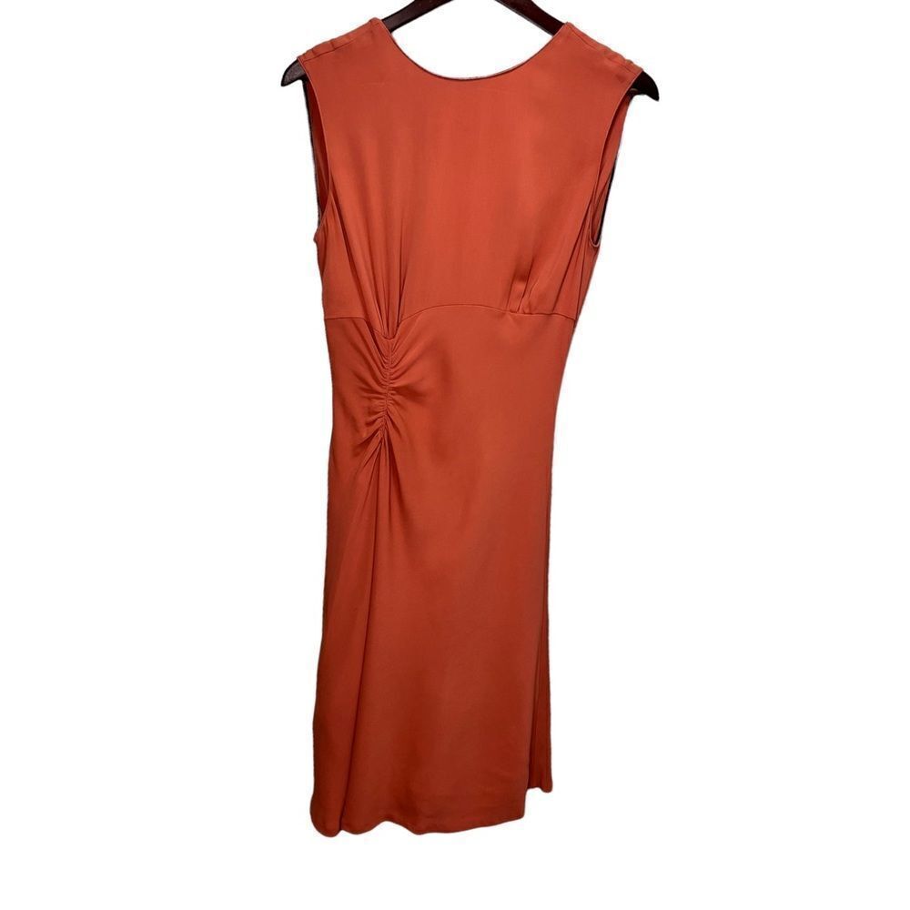 ZARA Sleeveless Ruched Dress Size L